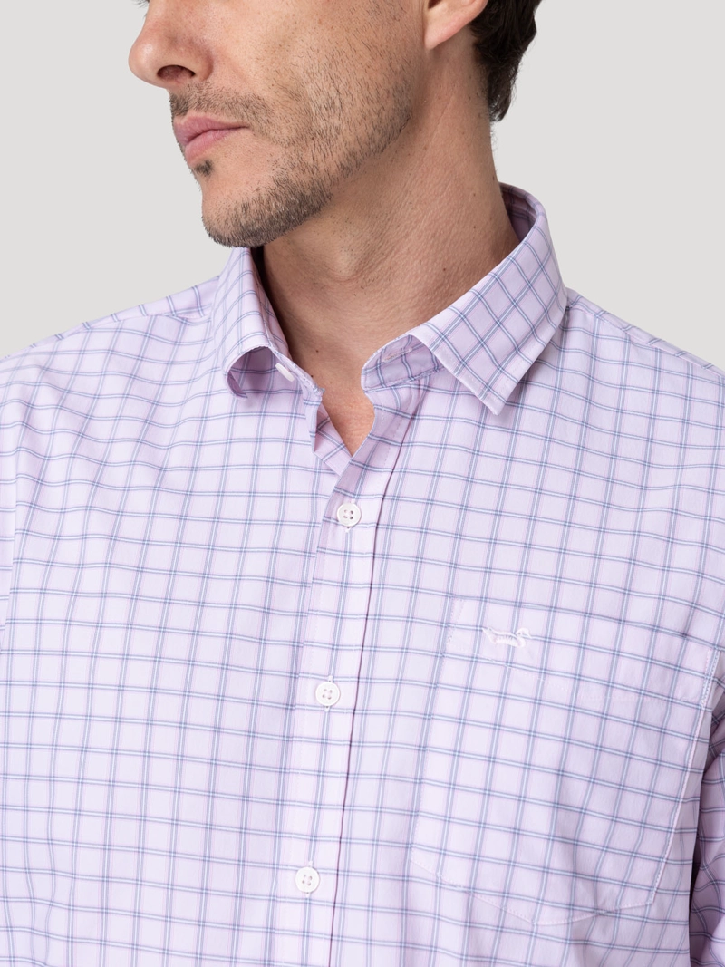 CAMISA SMART TRAVEL HOMBRE LATITUDE ROSADO ROCKFORD - 7