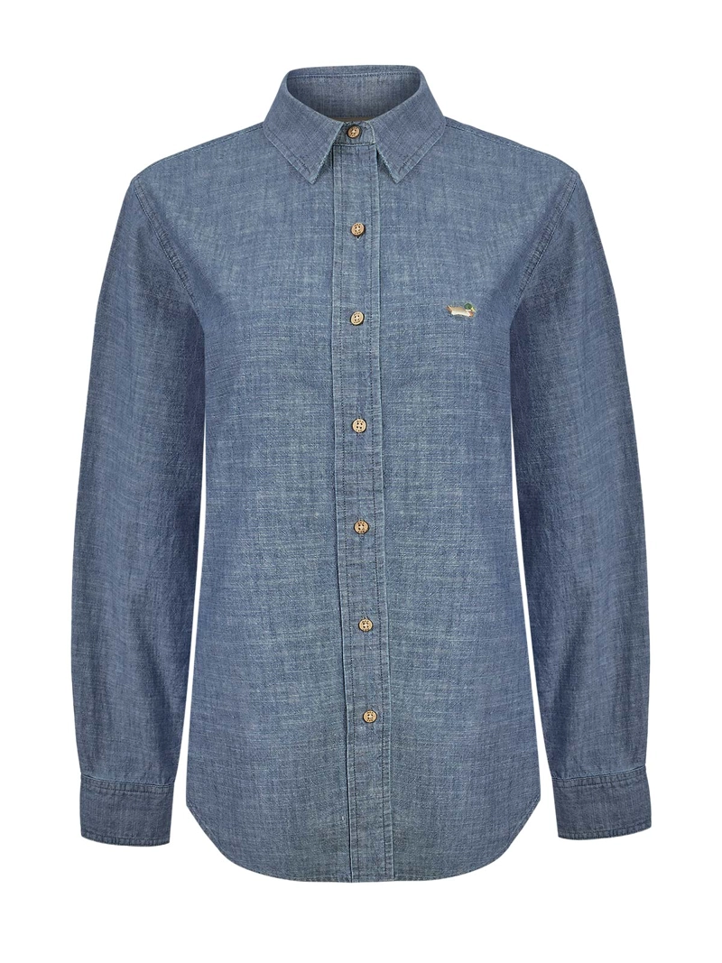 BLUSA ALGODON MUJER MOROCO AZUL ROCKFORD - 1