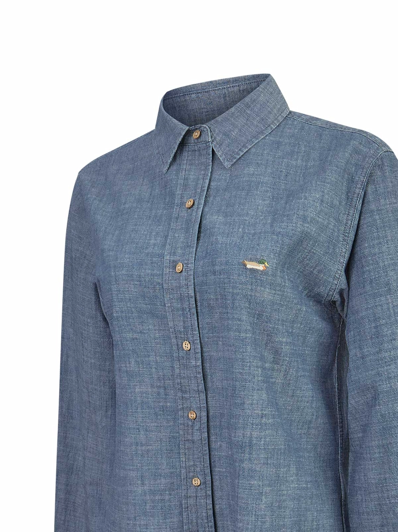 BLUSA ALGODON MUJER MOROCO AZUL ROCKFORD - 4