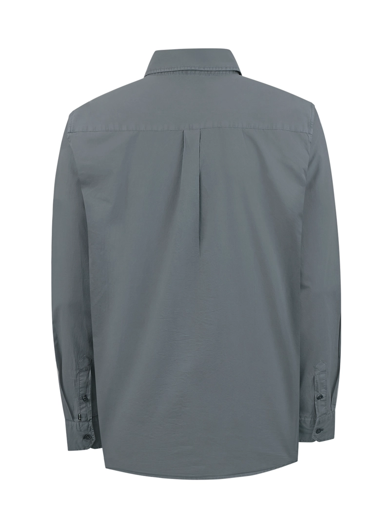 CAMISA ALGODON ORGANICO HOMBRE SOFT GRIS ROCKFORD - 2