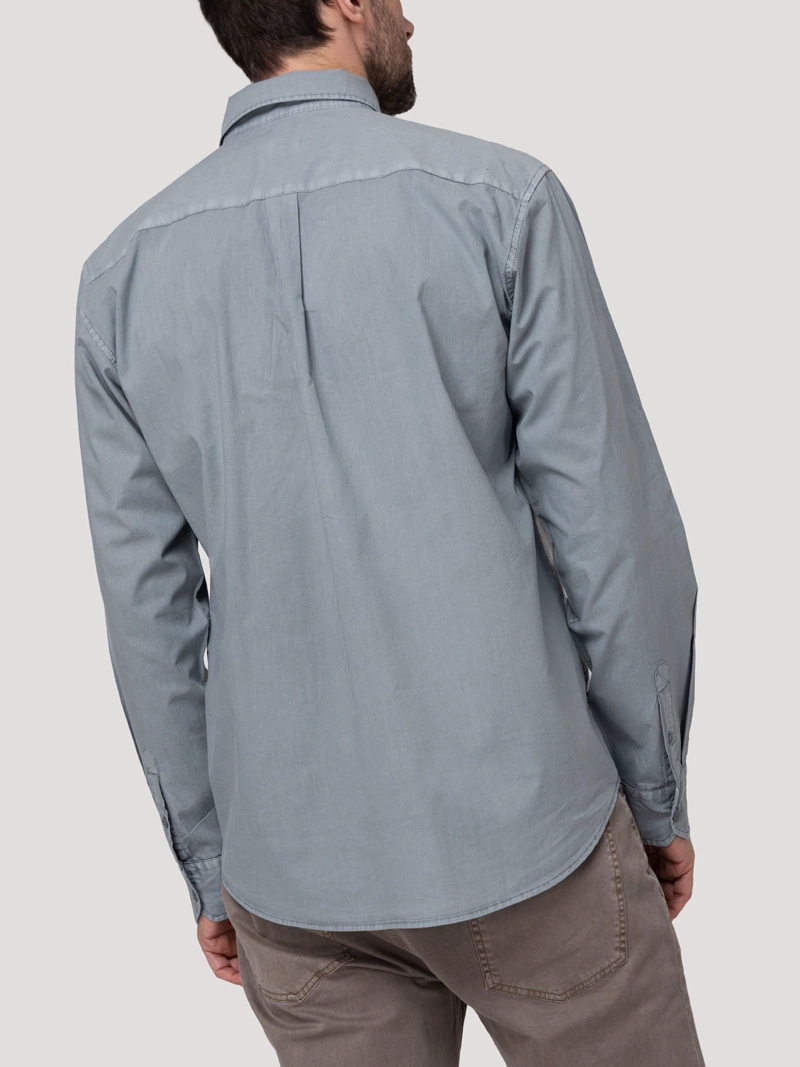 CAMISA ALGODON ORGANICO HOMBRE SOFT GRIS ROCKFORD - 6