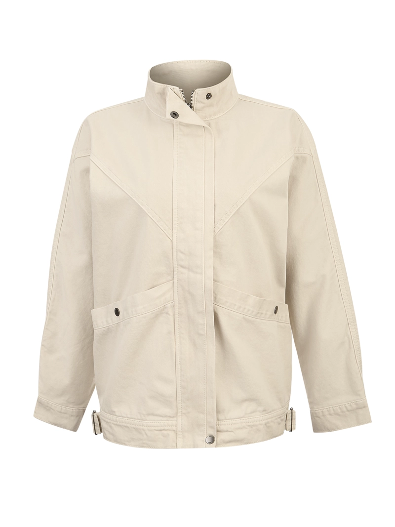 CHAQUETA ALGODON MUJER OTTER BEIGE ROCKFORD - 1
