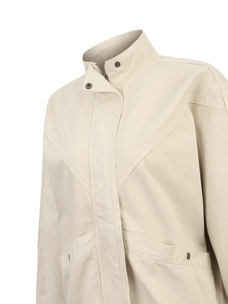 CHAQUETA ALGODON MUJER OTTER BEIGE ROCKFORD - 4
