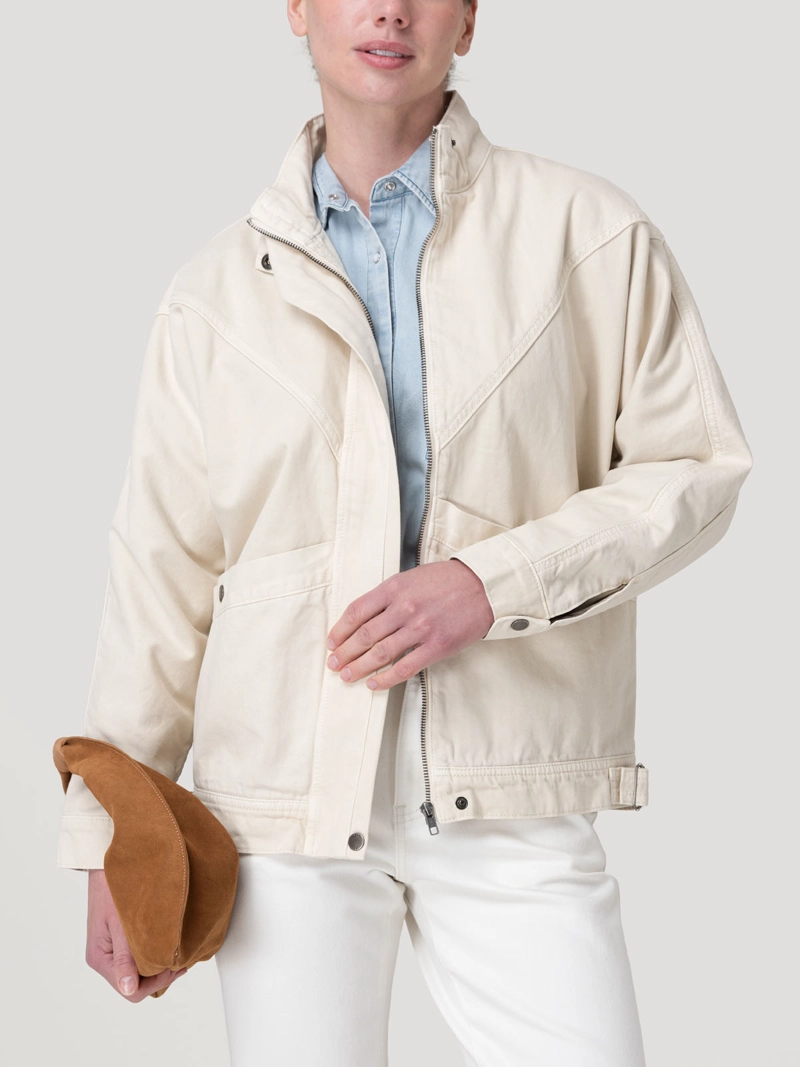 CHAQUETA ALGODON MUJER OTTER BEIGE ROCKFORD - 5