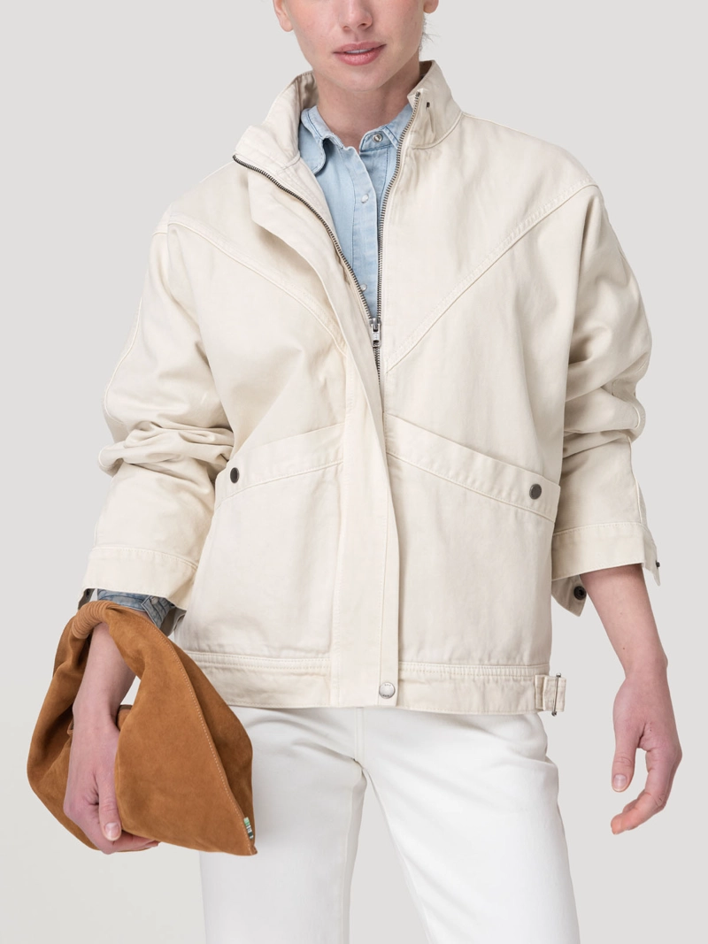 CHAQUETA ALGODON MUJER OTTER BEIGE ROCKFORD - 6