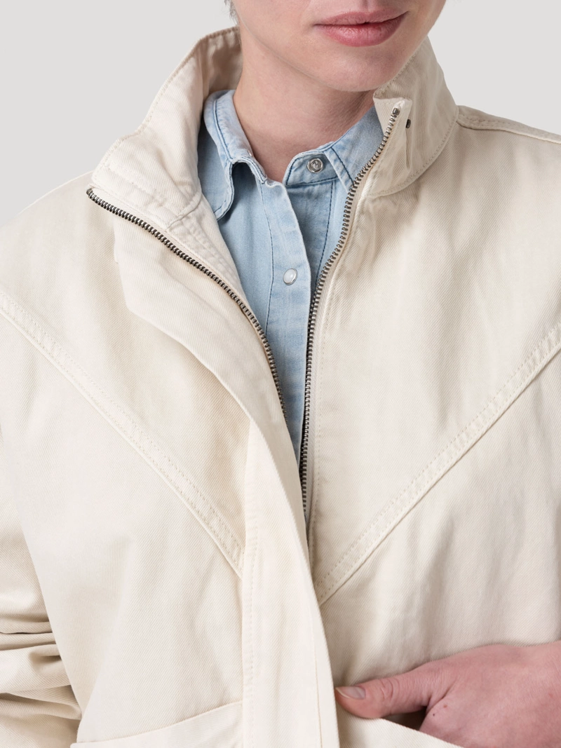 CHAQUETA ALGODON MUJER OTTER BEIGE ROCKFORD - 8