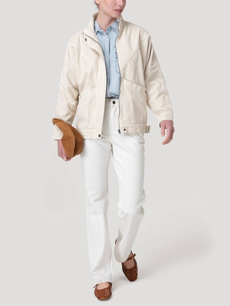CHAQUETA ALGODON MUJER OTTER BEIGE ROCKFORD - 9