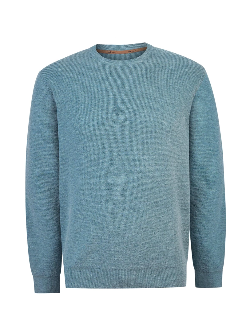 SWEATER FIBRAS RECICLADAS HOMBRE ANGRI CELESTE ROCKFORD - 1
