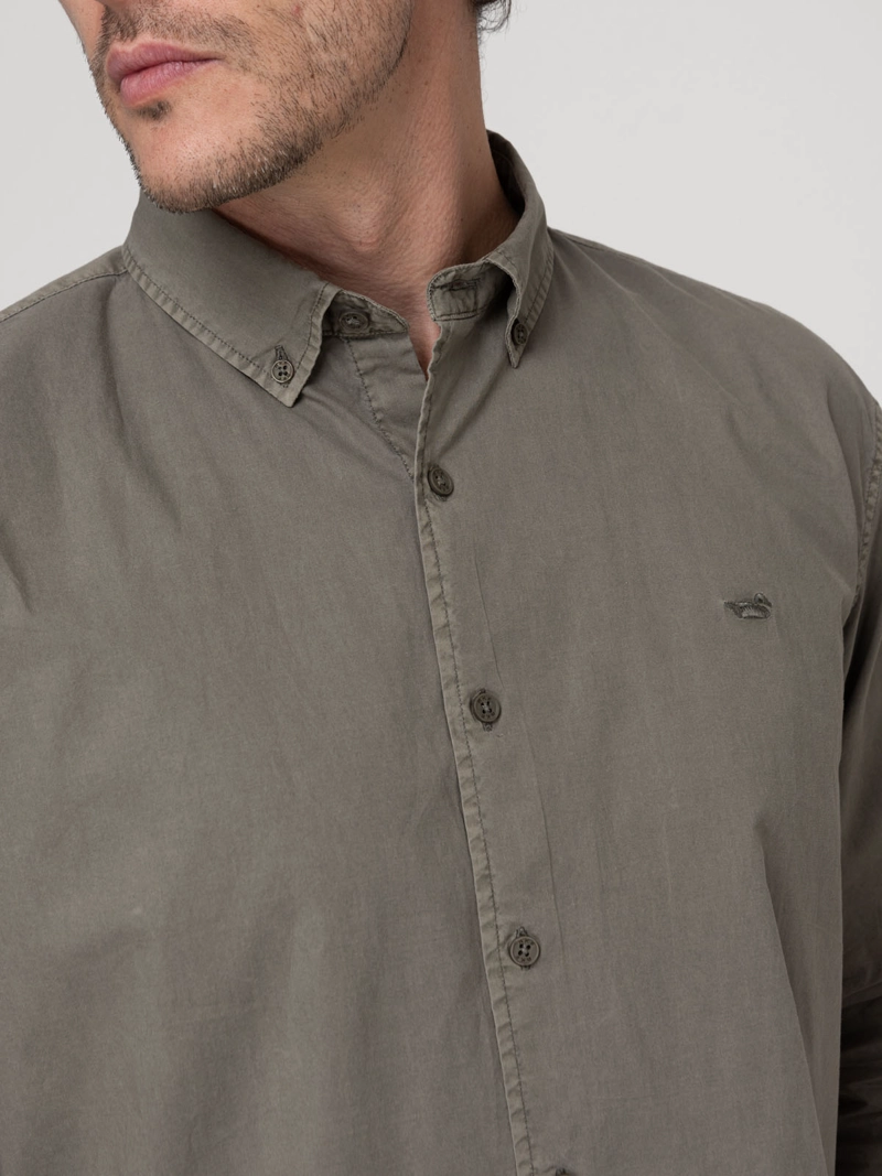 CAMISA ALGODON ORGANICO HOMBRE SOFT VERDE ROCKFORD - 7