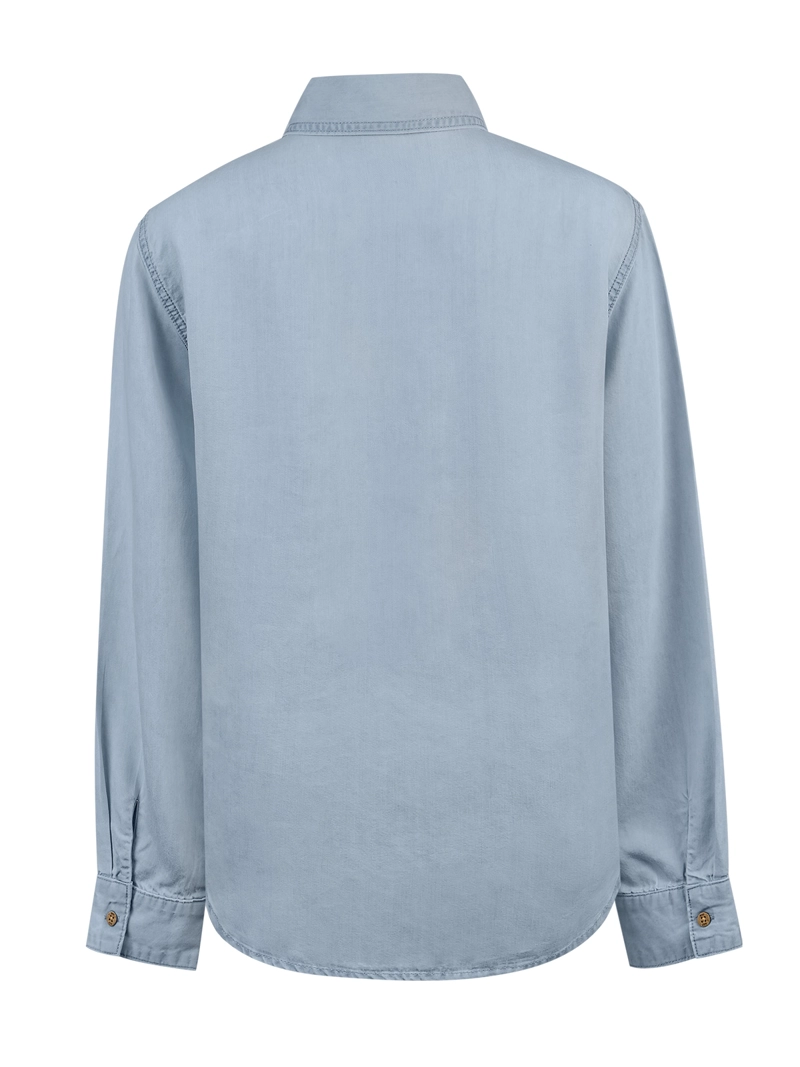 BLUSA TENCEL MUJER OLEO CELESTE ROCKFORD - 2