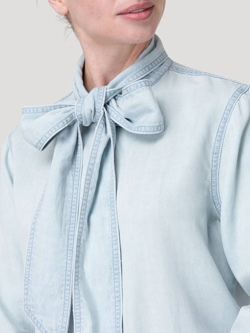BLUSA TENCEL MUJER OLEO CELESTE ROCKFORD - 7