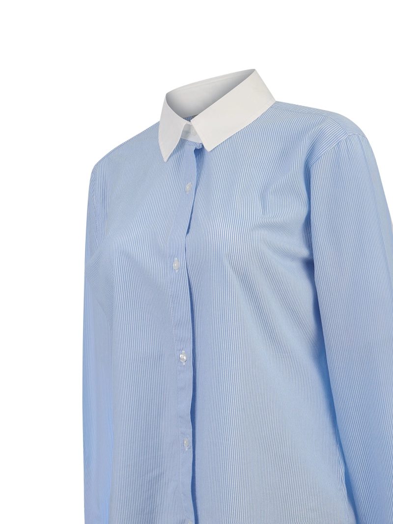 BLUSA FIBRAS NATURALES MUJER MELIA CELESTE ROCKFORD - 4