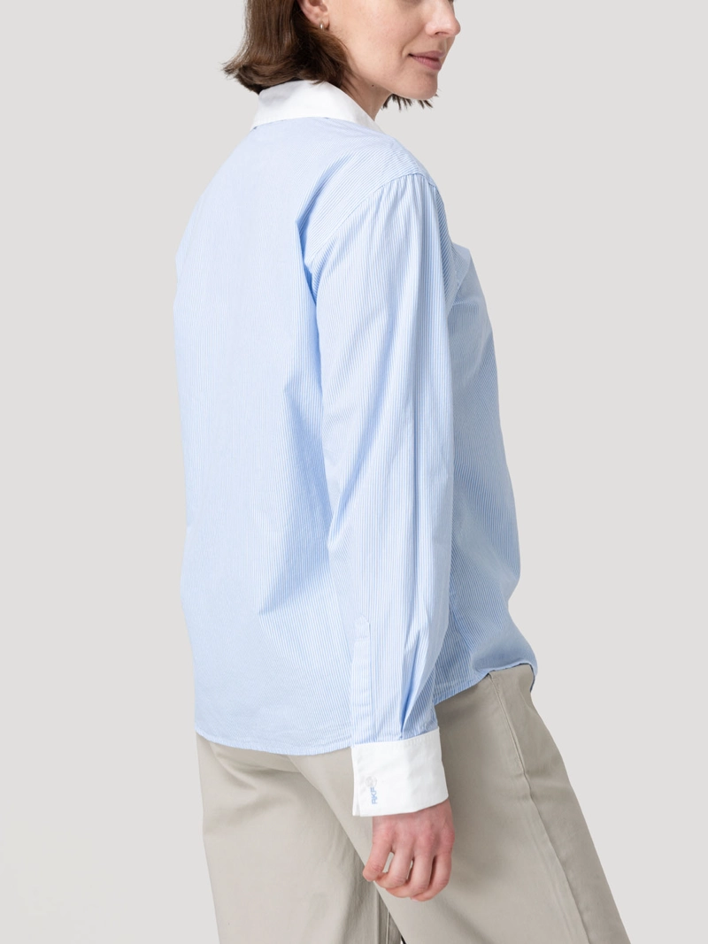 BLUSA FIBRAS NATURALES MUJER MELIA CELESTE ROCKFORD - 6