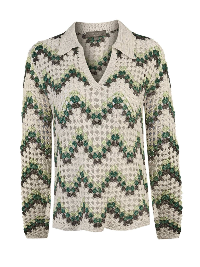 SWEATER ALGODON ORGANICO MUJER STRELA BEIGE ROCKFORD - 1