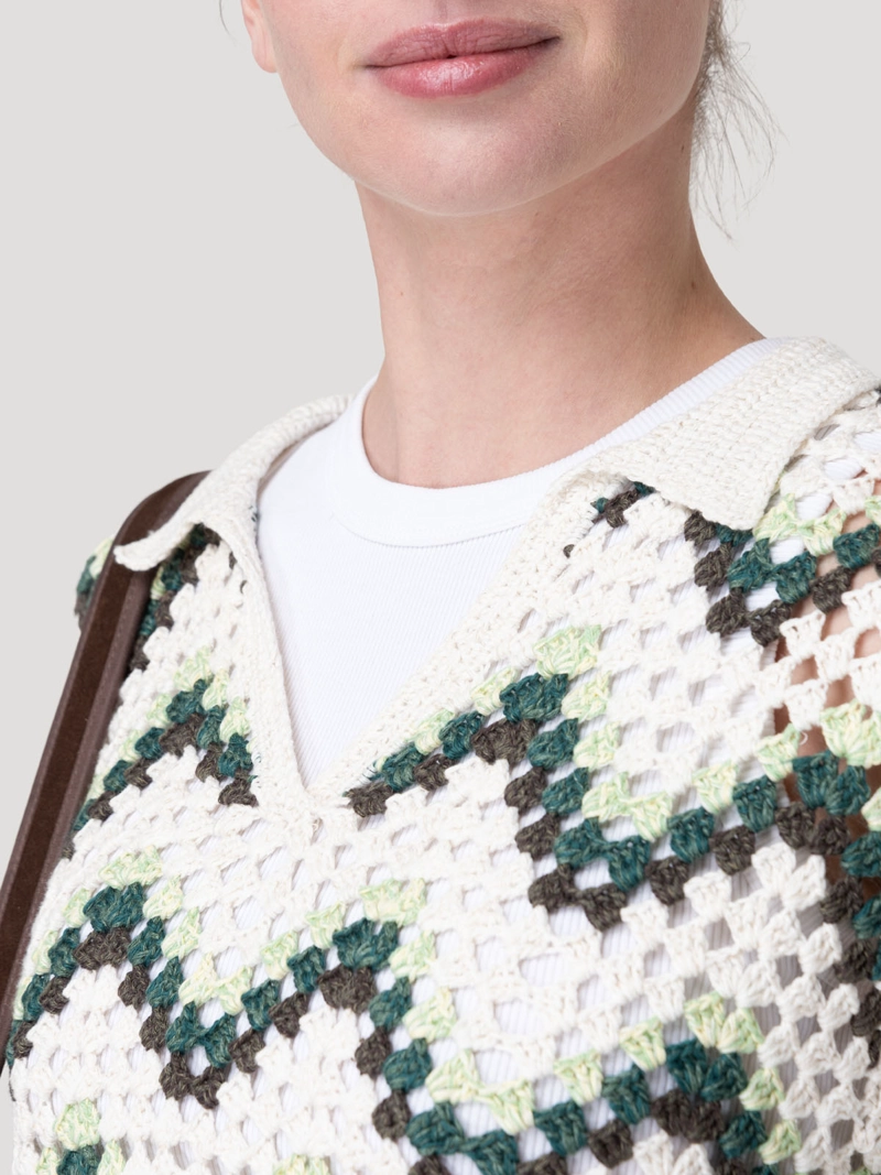 SWEATER ALGODON ORGANICO MUJER STRELA BEIGE ROCKFORD - 7