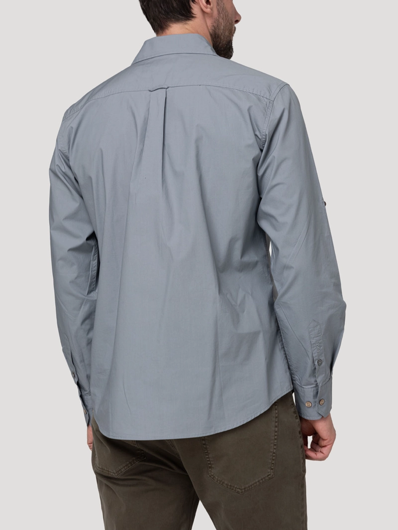 CAMISA ALGODON ORGANICO HOMBRE GALITON GRIS ROCKFORD - 6
