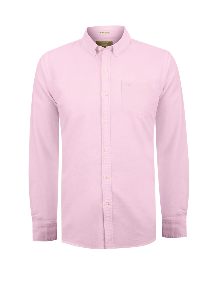 CAMISA ALGODON HOMBRE OXFORD ROSADO ROCKFORD - 1