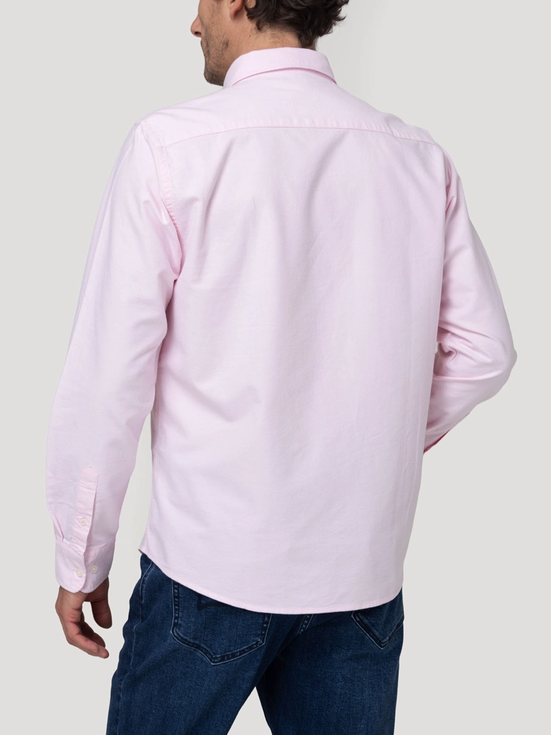 CAMISA ALGODON HOMBRE OXFORD ROSADO ROCKFORD - 6