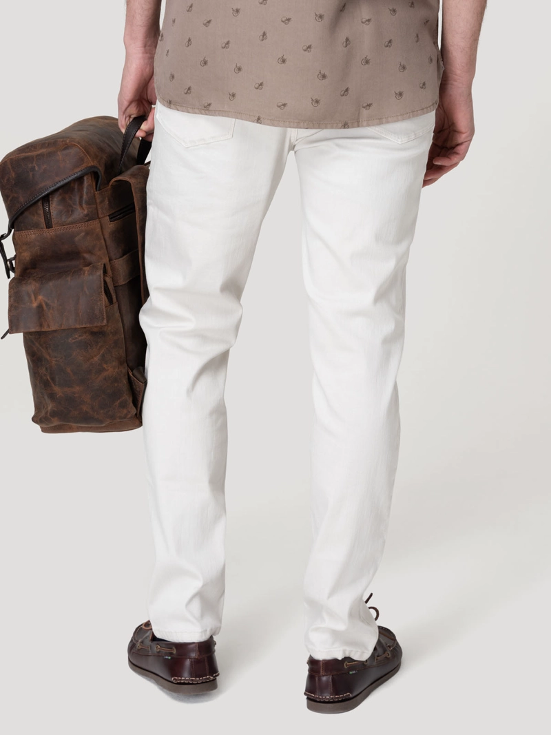 JEANS FIBRAS RECICLADAS HOMBRE BAYCOLOR BEIGE ROCKFORD - 6