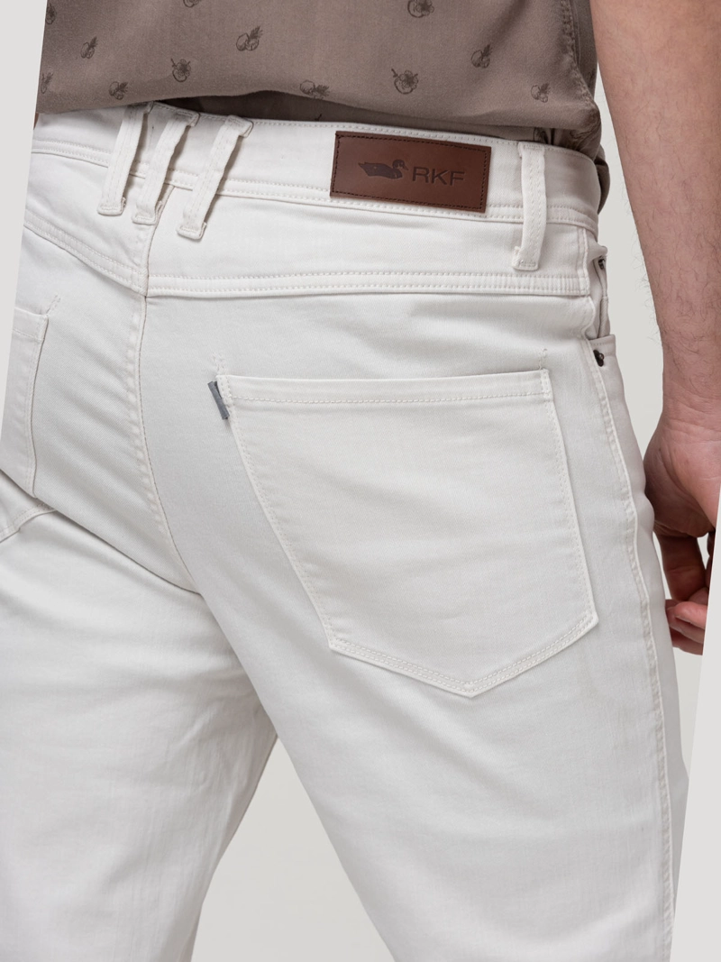 JEANS FIBRAS RECICLADAS HOMBRE BAYCOLOR BEIGE ROCKFORD - 7