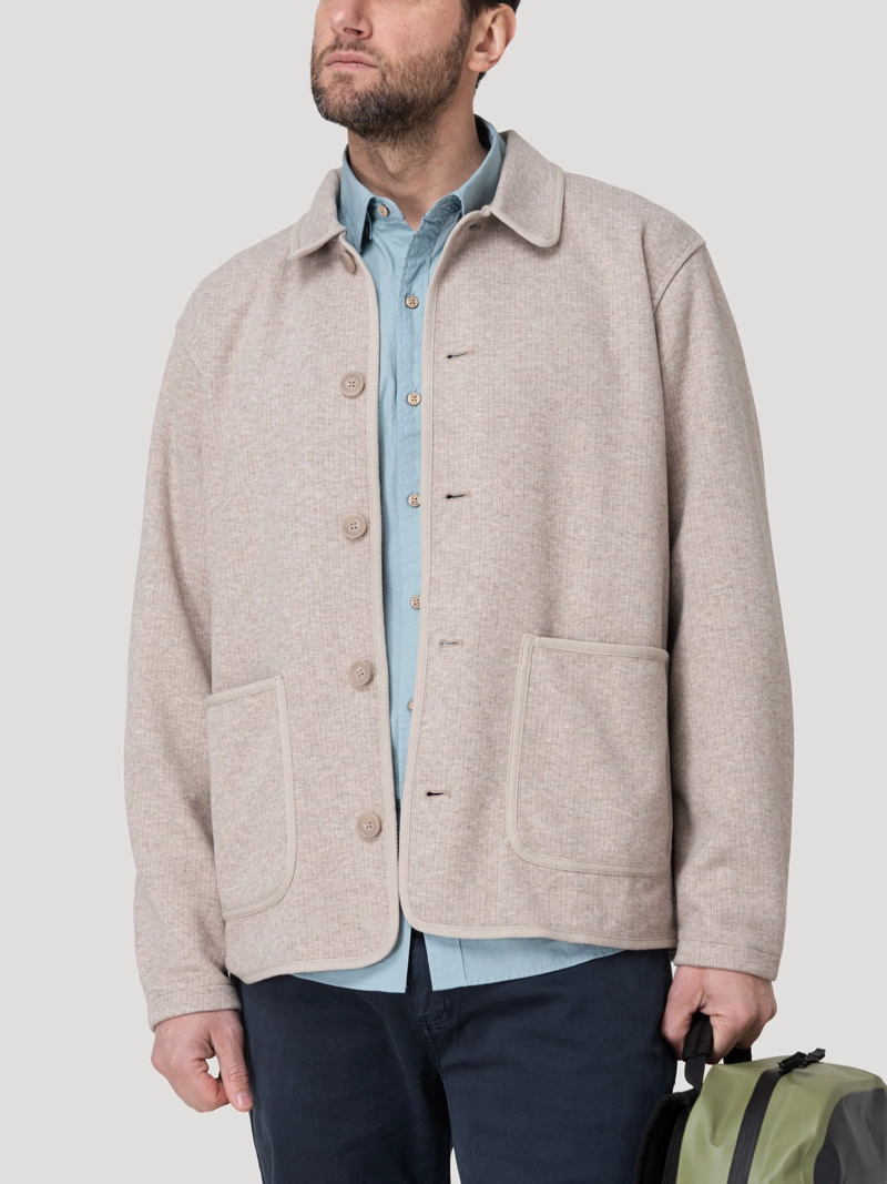 POLAR ALGODON HOMBRE MILO BEIGE ROCKFORD - 5