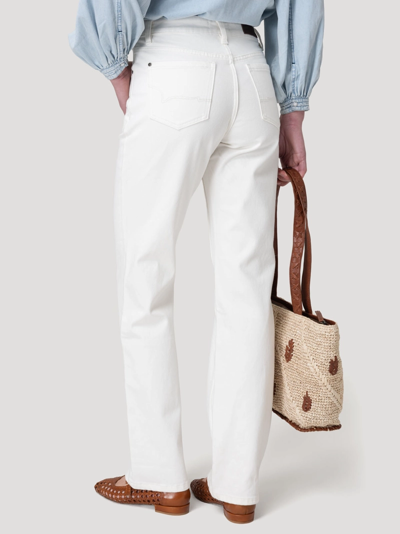 JEANS FIBRAS RECICLADAS MUJER BOTANICA BEIGE ROCKFORD - 6
