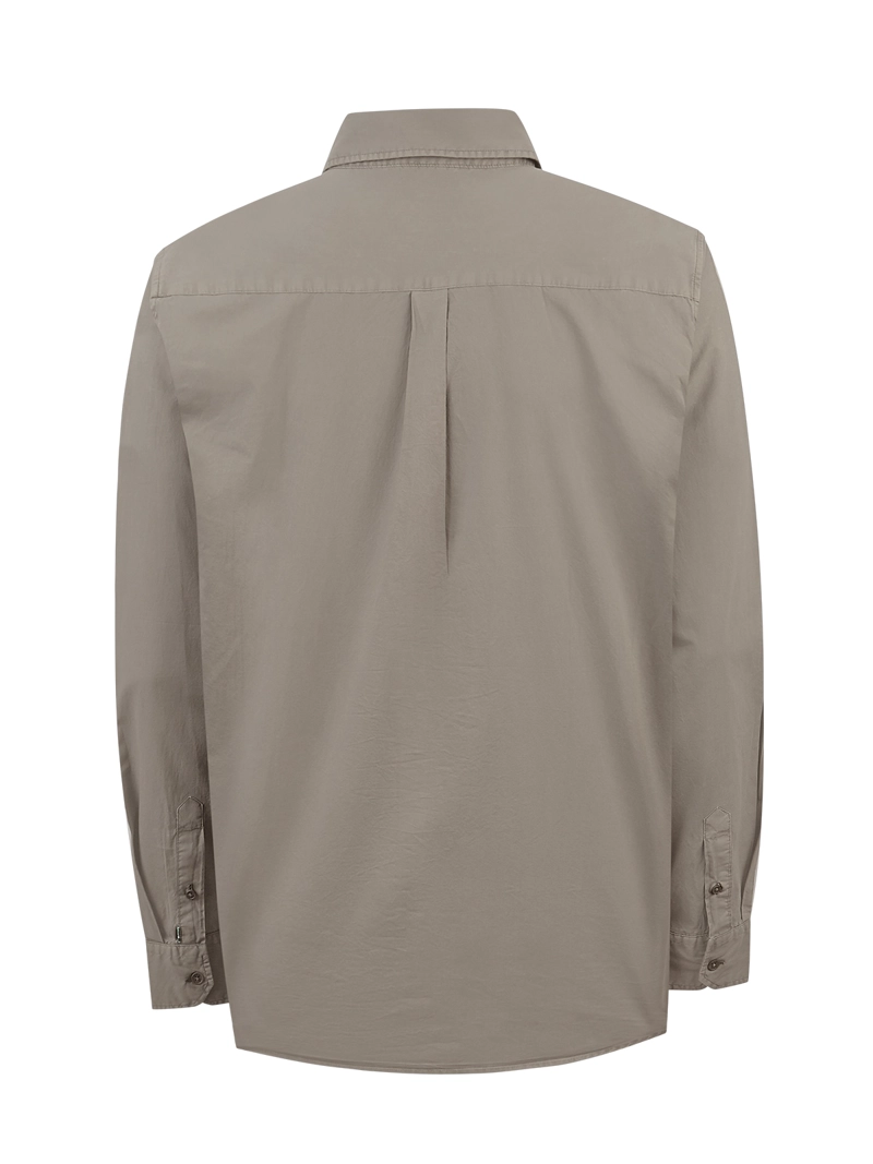 CAMISA ALGODON ORGANICO HOMBRE SOFT CAFE  ROCKFORD - 2