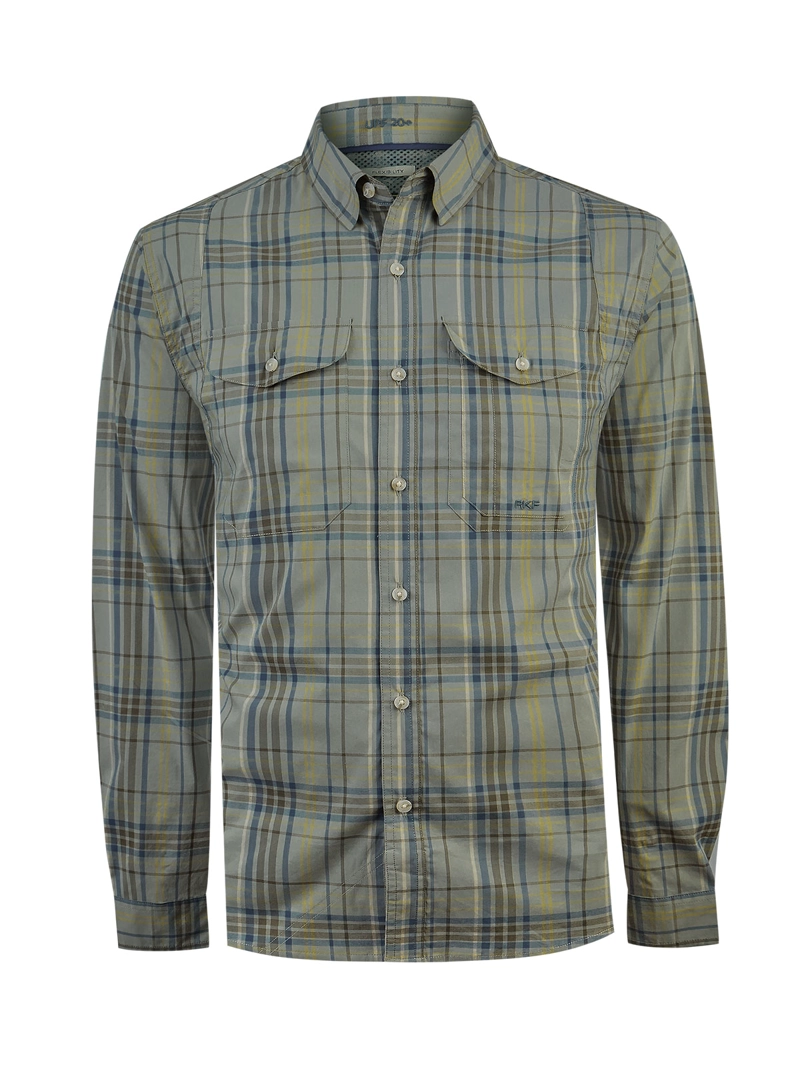 CAMISA ALGODON ORGANICO HOMBRE ATACAMA VERDE ROCKFORD - 1