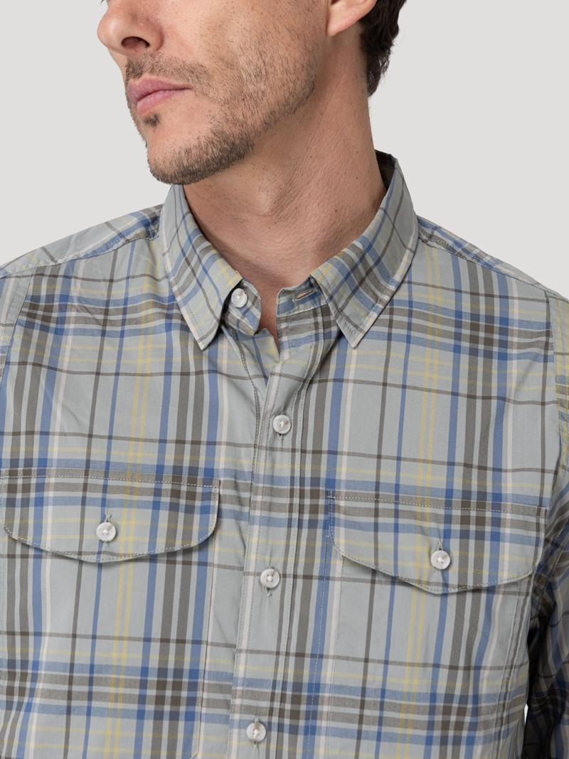 CAMISA ALGODON ORGANICO HOMBRE ATACAMA VERDE ROCKFORD - 7