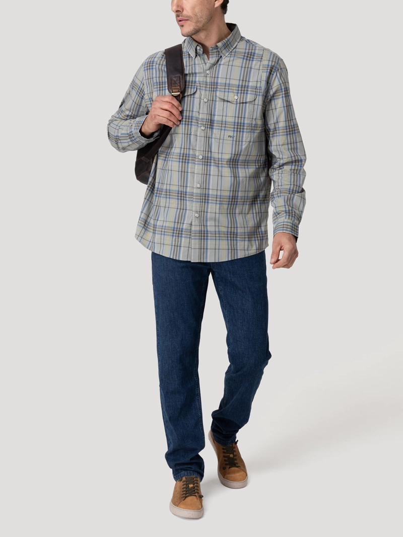 CAMISA ALGODON ORGANICO HOMBRE ATACAMA VERDE ROCKFORD - 8