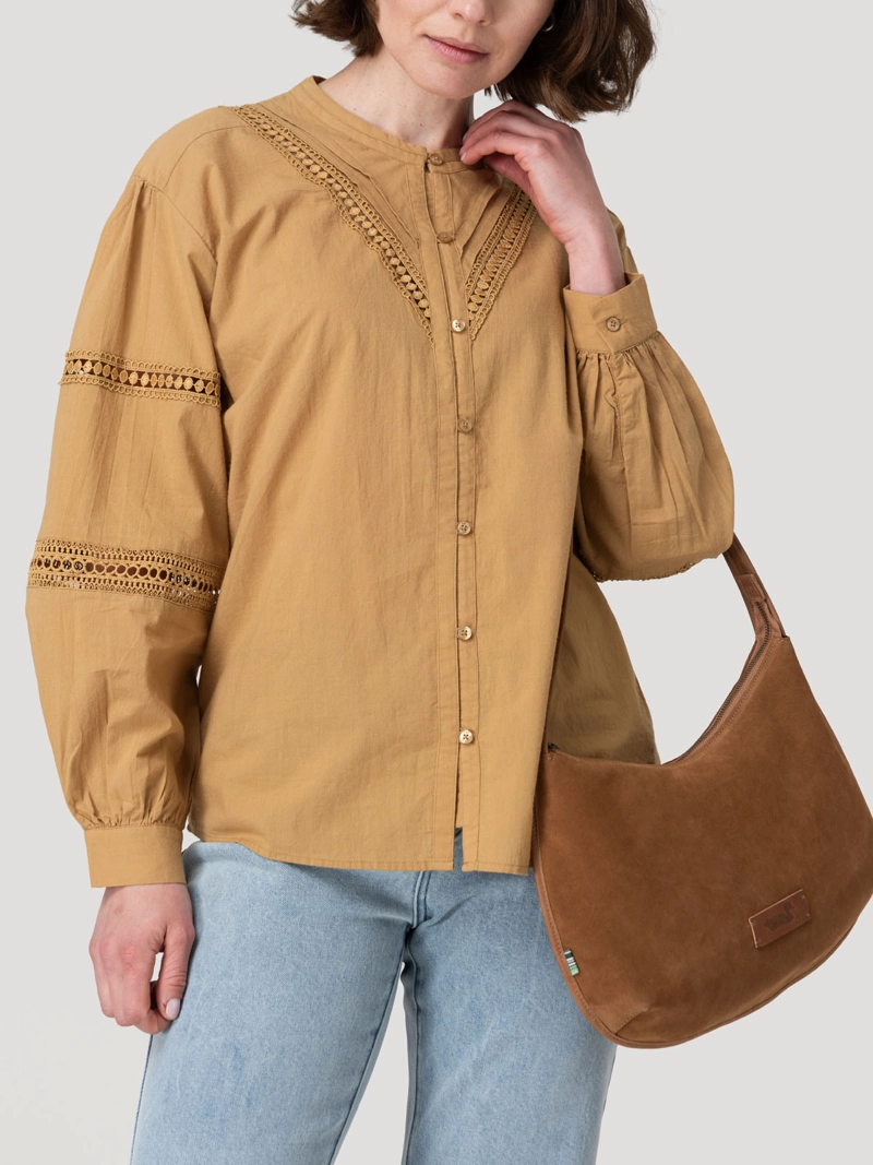 BLUSA ALGODON ORGANICO MUJER PETAL AMARILLO ROCKFORD - 5