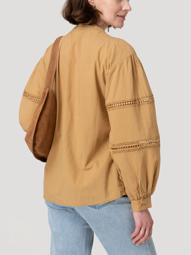 BLUSA ALGODON ORGANICO MUJER PETAL AMARILLO ROCKFORD - 6