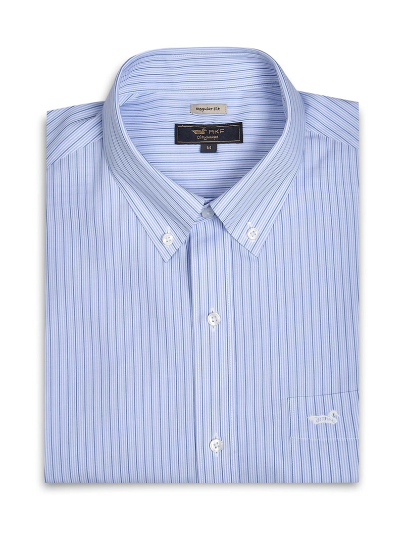 CAMISA BUTTON-DOWN HOMBRE WF PB AZUL OSCURO ROCKFORD - 1