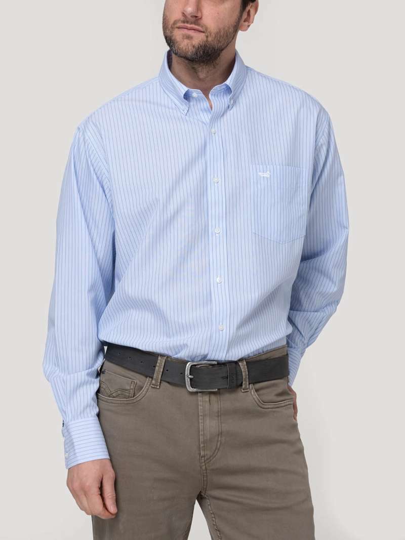 CAMISA BUTTON-DOWN HOMBRE WF PB AZUL OSCURO ROCKFORD - 7