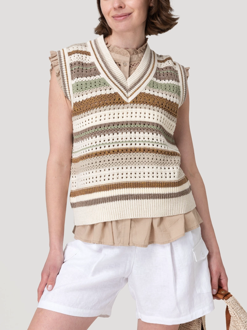 SWEATER ALGODON MUJER MISURI BEIGE ROCKFORD - 5