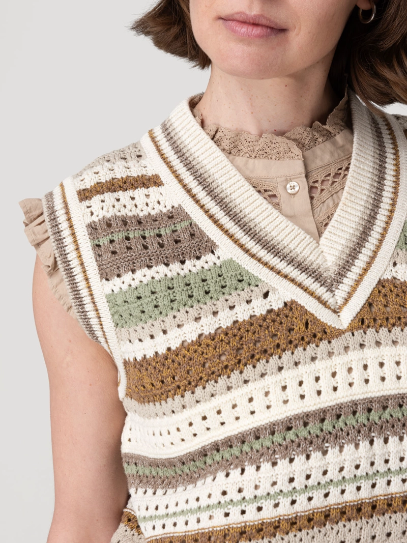 SWEATER ALGODON MUJER MISURI BEIGE ROCKFORD - 7
