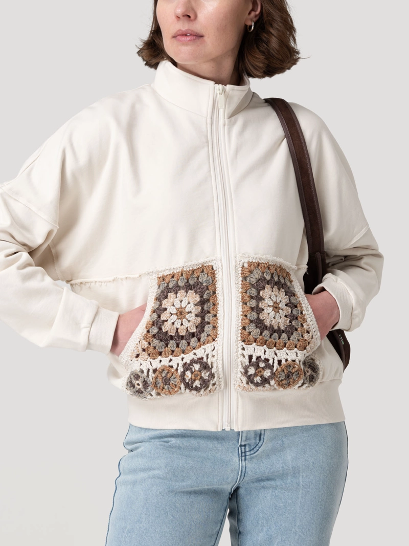 POLERON ALGODON ORGANICO MUJER QUIRA BEIGE ROCKFORD - 5