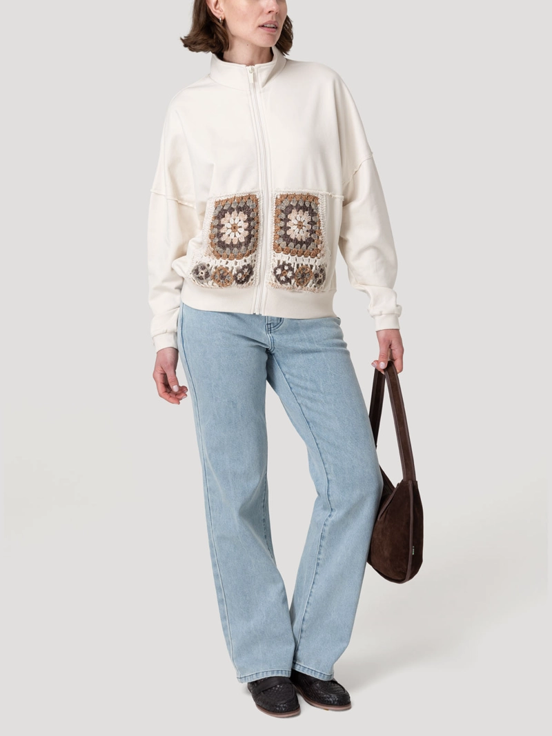 POLERON ALGODON ORGANICO MUJER QUIRA BEIGE ROCKFORD - 9