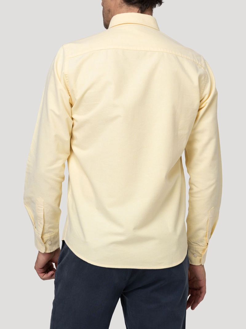 CAMISA ALGODON HOMBRE OXFORD AMARILLO ROCKFORD - 6