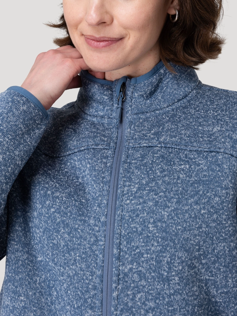 POLAR FIBRAS RECICLADAS MUJER AMBER AZUL ROCKFORD - 7