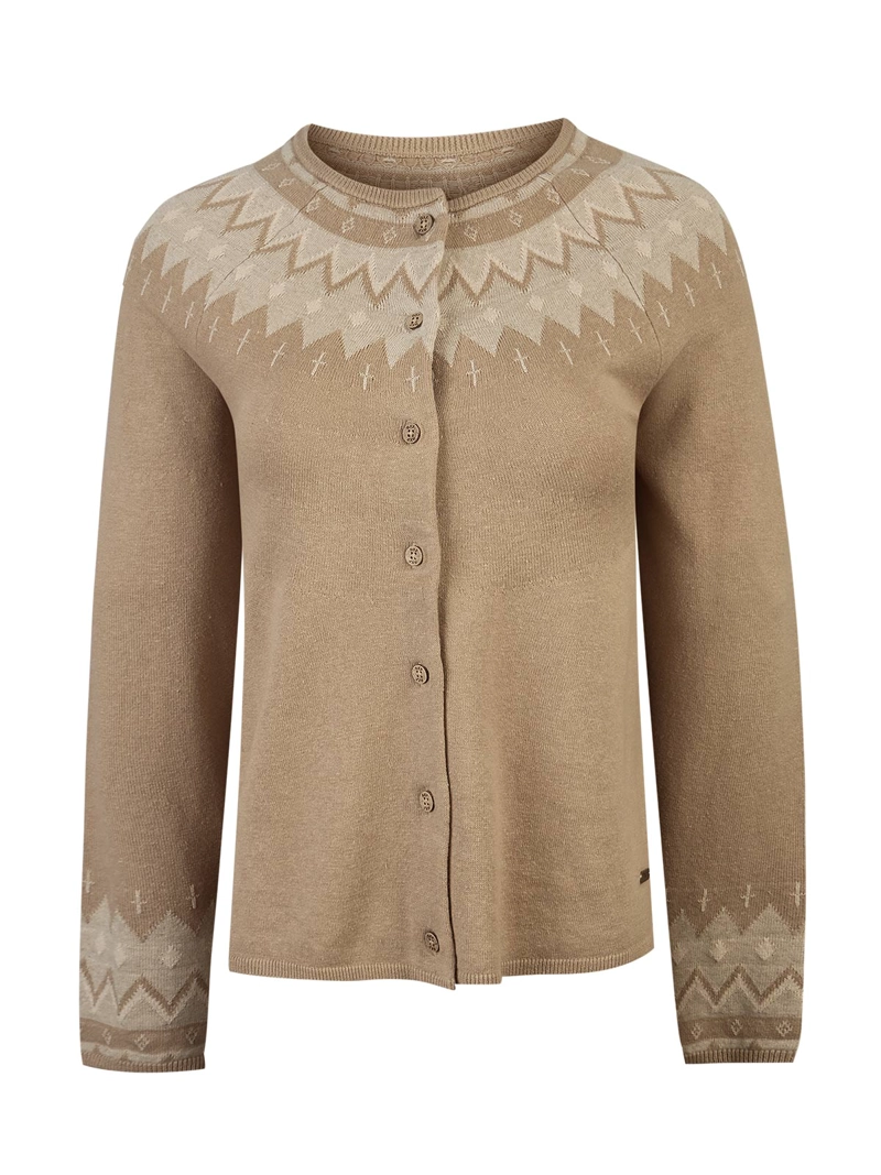 SWEATER LINO MUJER ANDROS CAFE  ROCKFORD - 1