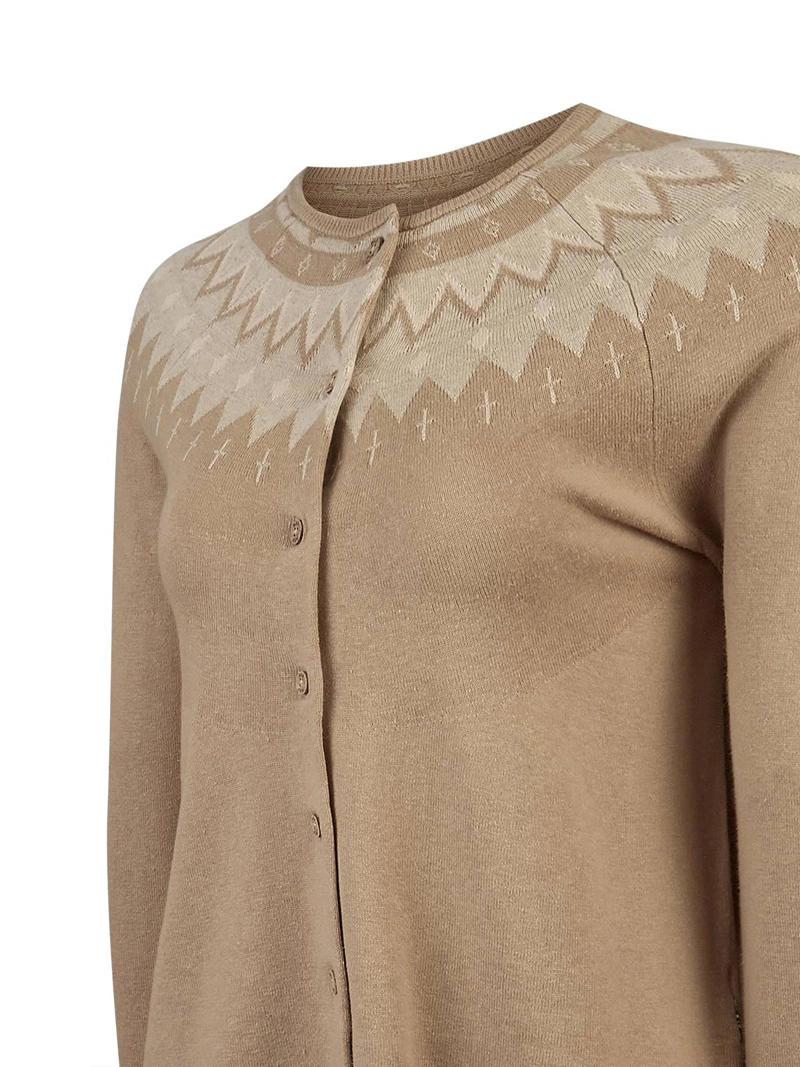 SWEATER LINO MUJER ANDROS CAFE  ROCKFORD - 4