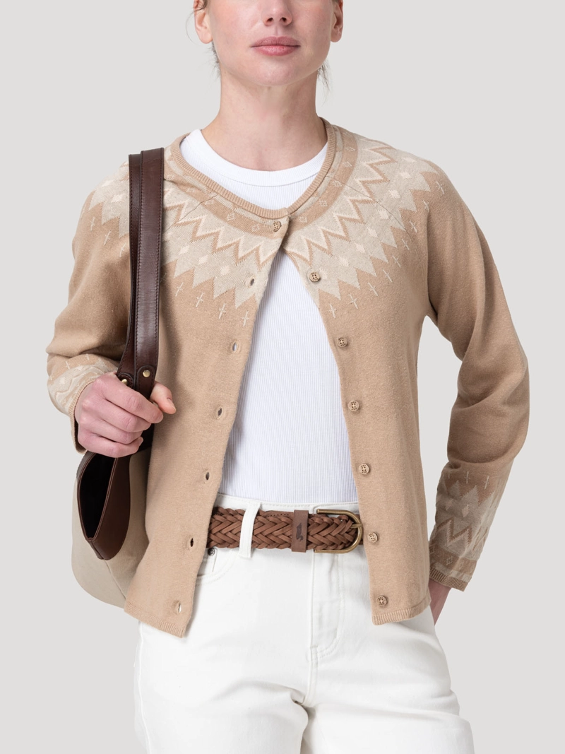 SWEATER LINO MUJER ANDROS CAFE  ROCKFORD - 5