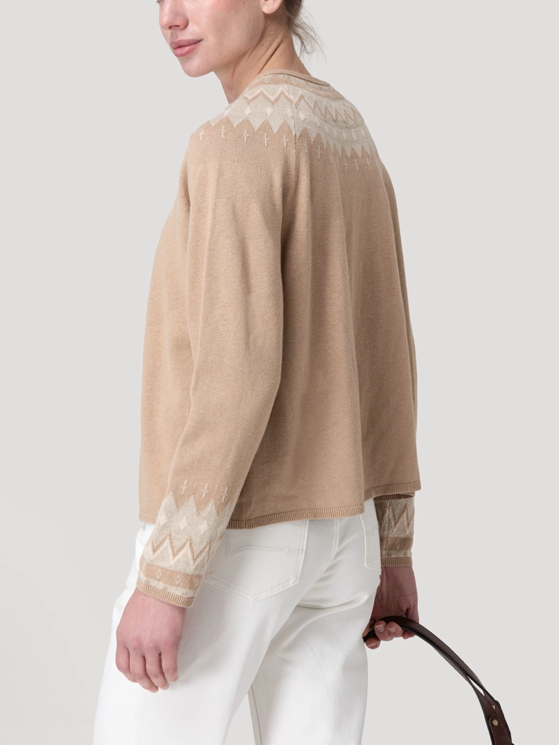 SWEATER LINO MUJER ANDROS CAFE  ROCKFORD - 6