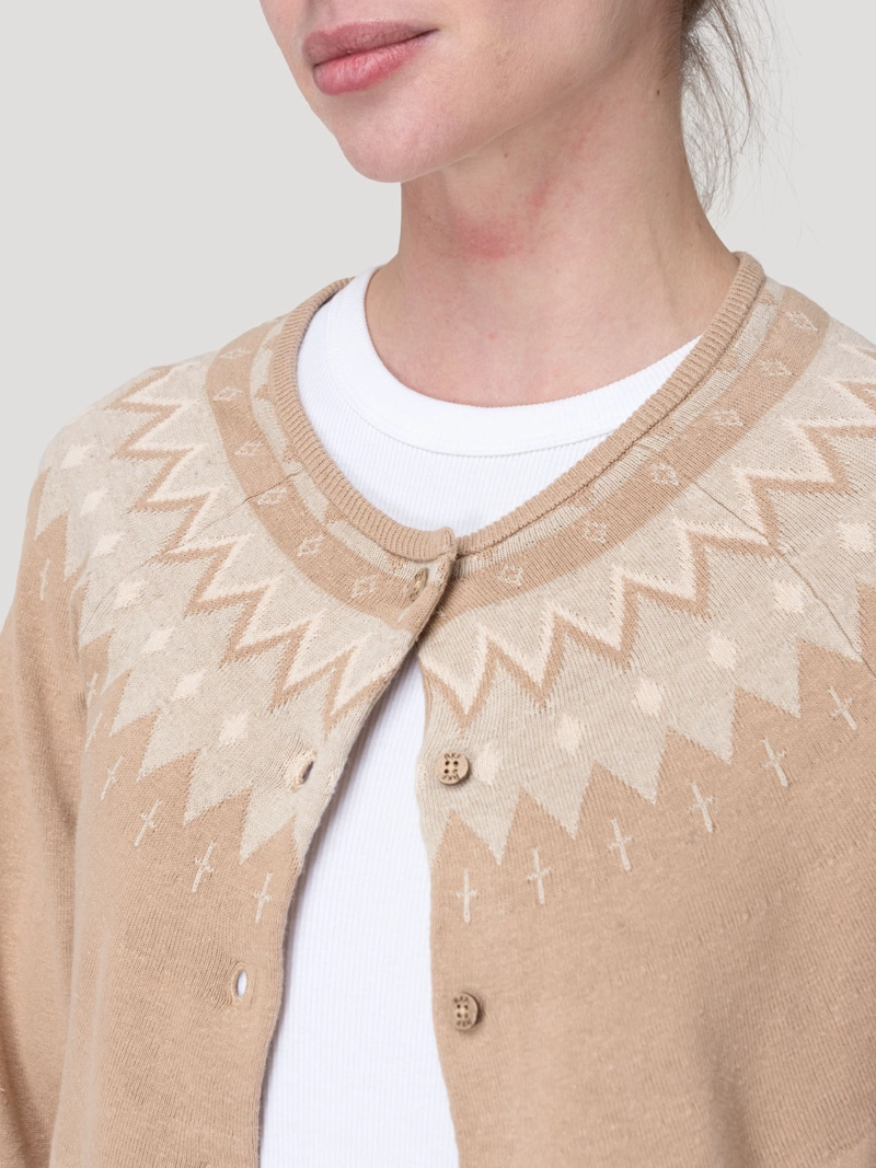 SWEATER LINO MUJER ANDROS CAFE  ROCKFORD - 7