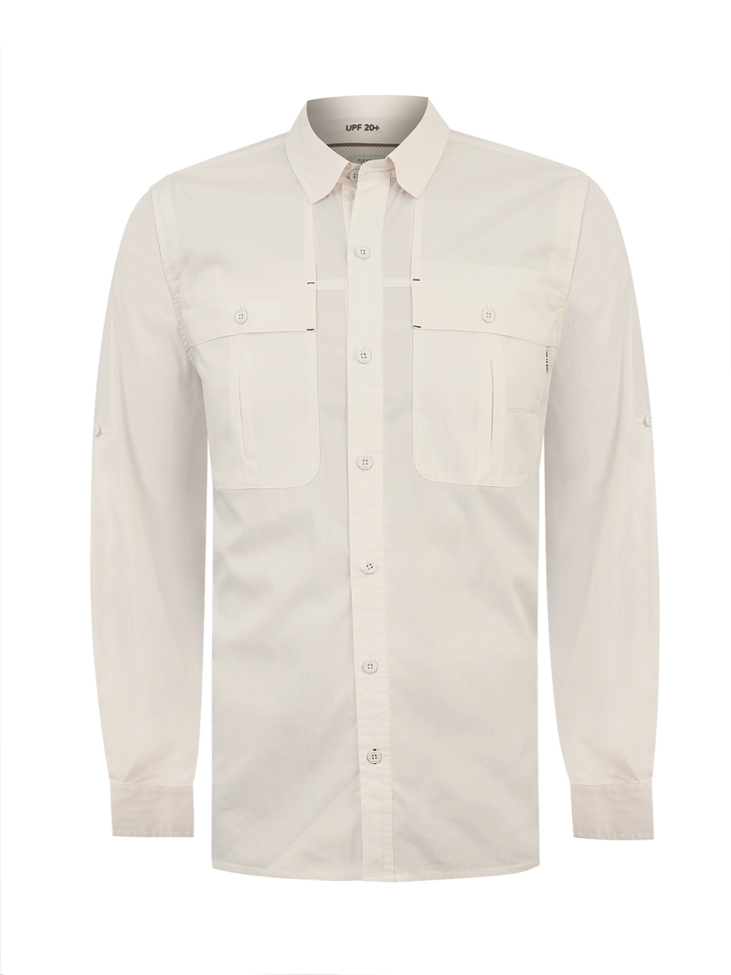 CAMISA UPF HOMBRE CHUNGARA BEIGE ROCKFORD - 1