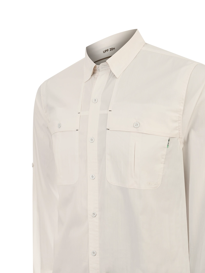 CAMISA UPF HOMBRE CHUNGARA BEIGE ROCKFORD - 4