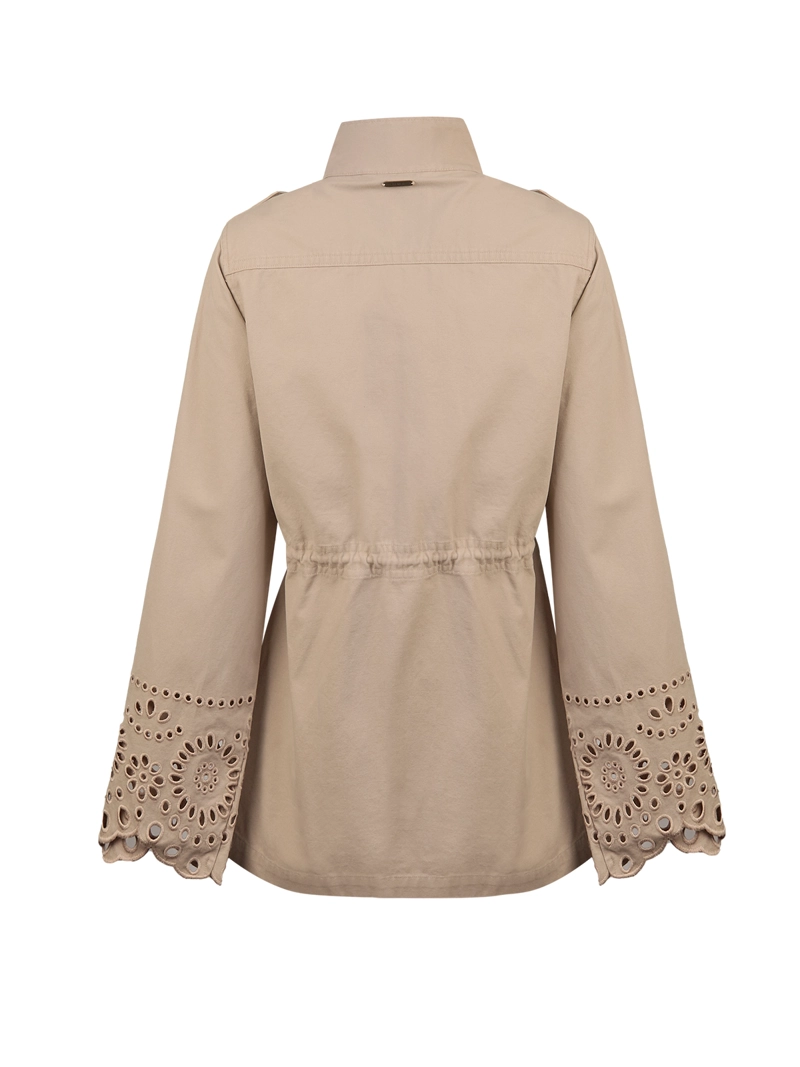 CHAQUETA ALGODON ORGANICO MUJER DESERT CAFE  ROCKFORD - 2
