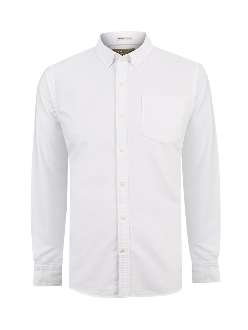 CAMISA ALGODON HOMBRE OXFORD BLANCO ROCKFORD - 1