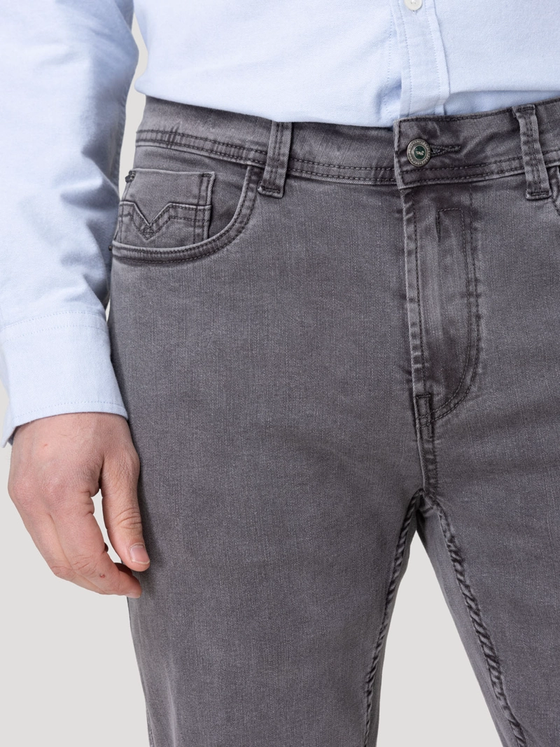 JEANS FIBRAS RECICLADAS HOMBRE BAYCOLOR GRIS ROCKFORD - 7